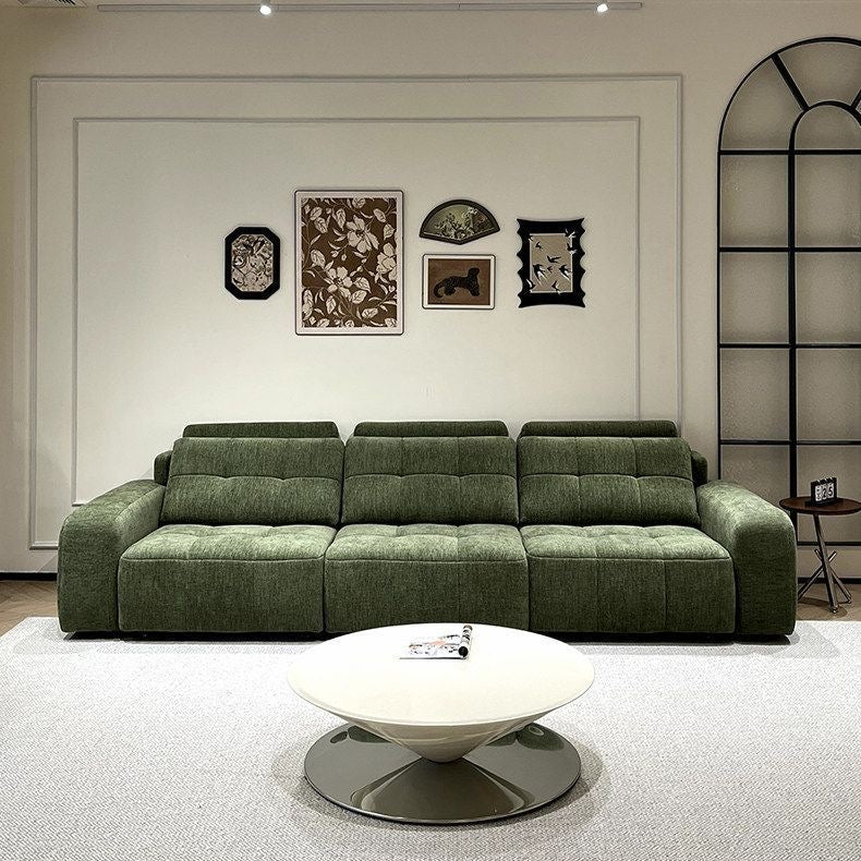 Multi-functional telescopic electric sofa, sofa bed, Italian-style wall-mounted living room straight row style