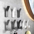 Sleek Aluminum Adhesive Wall Rack | No-Drill Minimalist Organizer