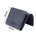 Minimalist Felt Bedside Caddy | Space-Saving Hanging Organizer for Studio Living