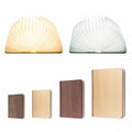 Creative LED Foldable Wooden Book Lamp | Portable Ambient Night Light
