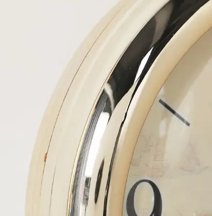 Nordic Luxury Double-Sided Wall Clock with Silent Movement, Deer Head Accent, and Decorative Gears – Elegant Scandinavian Style for Living Room & Dining Room Tanest